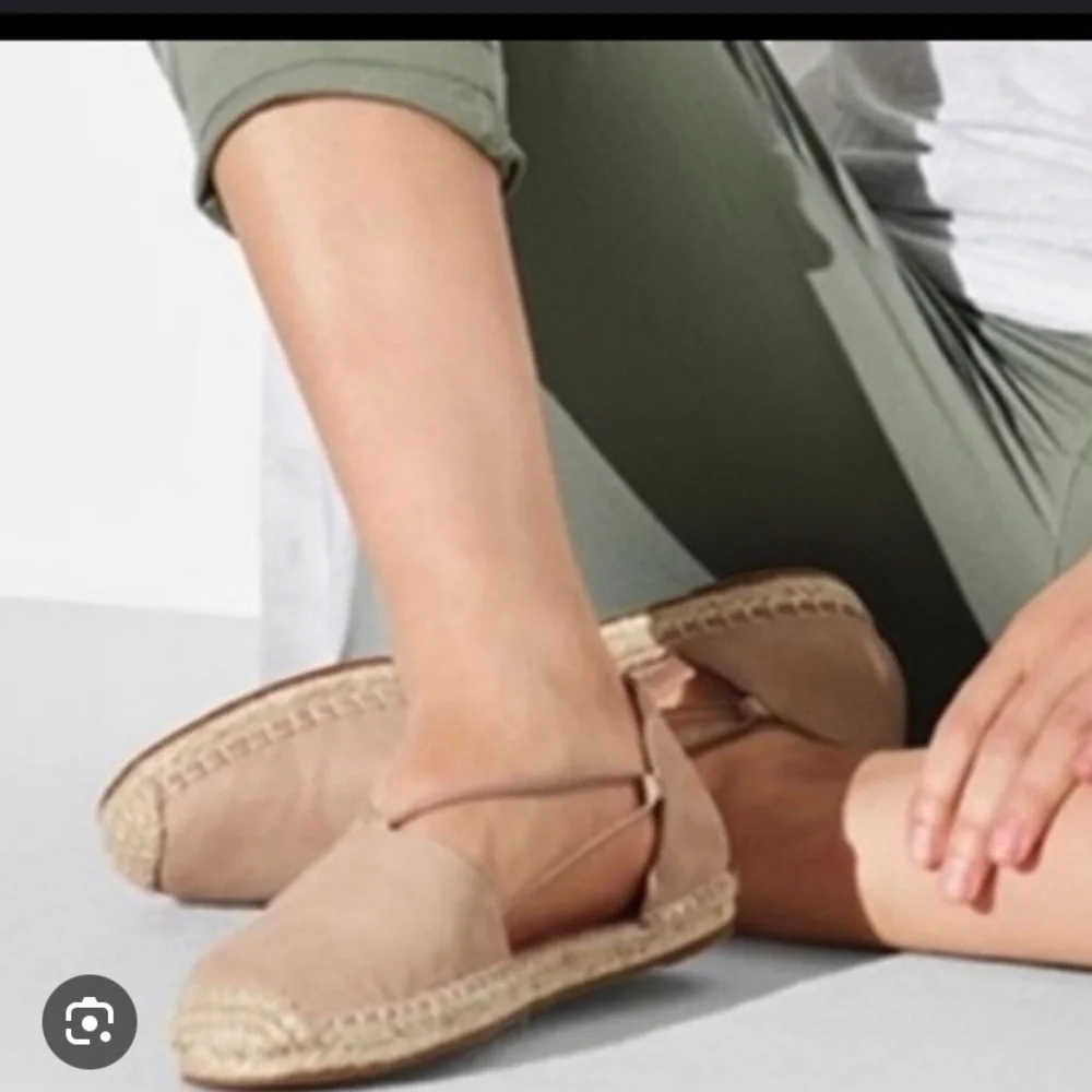 Eileen Fisher Leather Lace Up D'Orsay Lee Espadrille Latte Flat tan spring boho